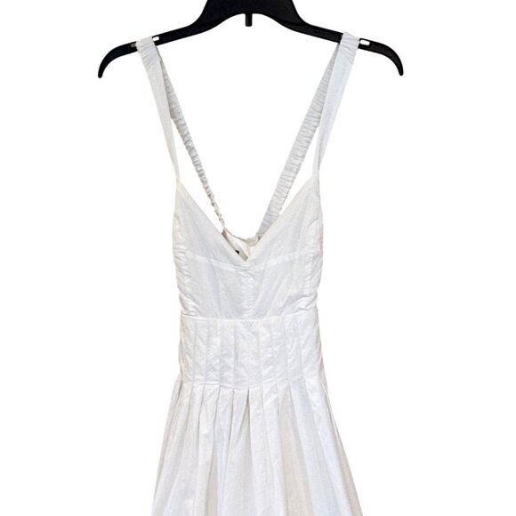 Lulu's Women's Strolling Sicily Pleated Dress White Size S NWT - Picture 5 of 8